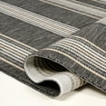thumbnail image 6 of JONATHAN Y SAVANNAH 8 x 10 Area Rug, Argo Nautical Stripe Machine-Washable Reversible - Black/Cream, SVH101B-8, 6 of 9