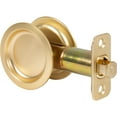 thumbnail image 3 of Stone Harbor Hardware Round Pocket Door Lock, Passage Function, 2-3/4" Backset, Satin Brass, 3 of 3