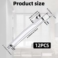 thumbnail image 2 of Valance Clips for Blinds – Easy Installation, Durable Plastic, Invisible Design, Perfect for Replacing Curtain Hooks, 12-Pack, Fits Standard Valances, 3.25 x 1.0 x 0.5 Inches, 2 of 7