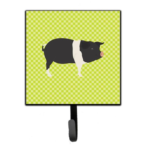 Hampshire Pig Green Leash or Key Holder - Green