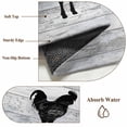 thumbnail image 6 of 2x3 Ft Entryway Area Rug, Farmhouse Wooden Grain Kitchen Rug Runner Washable Floor Mat, Vintage Country Cow Pig Chicken Grey Non Slip Indoor Door Mat Throw Carpet for Bathroom Living Room Bedroom, 6 of 8