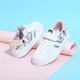 thumbnail image 5 of Zapatos para niños, zapatos blancos para niños, zapatos de tabla para niñas populares y versátiles, nuevos zapatos transpirables para niños 2024, 5 of 5