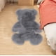 thumbnail image 1 of Xihbxyly Alfombra de Lana Sintética, Supersuave y de Pelo Largo, Antideslizante, Moderna, para Dormitorio, Sala de Estar, Guardería, Fácil de Limpiar, 80 X 60 Cm., 1 of 6
