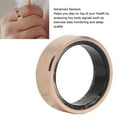 thumbnail image 3 of Intelligent, Podomètre avec Application, Intelligent de Mise en Forme, Suivi de Mise en Forme Étanche IP68 avec Étui de Recharge Portable, pour Femmes et Hommes, Or, 3 of 8