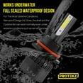 thumbnail image 3 of Protekz 6000K LED Headlight Kit for 2009-2014 Acura TL 9005 High Beam Conversion 12000LM Led Light Bulbs Kits, 3 of 9