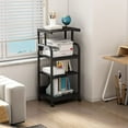 Printer Stand with Adjustable Shelf, 4 Tier Large Tall Printer Table