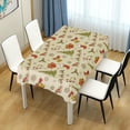 thumbnail image 7 of SKYSONIC Christmas Tree Tablecloth Waterproof Washable Polyester Square Table Cover Durable Tablecloth for Kitchen Dining Table Party Decor (60 X 90 Inch), 7 of 7