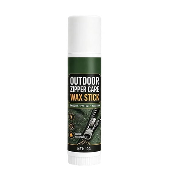 Smooth Glide Zipper Lubricant Wax Stick, Portable Snap and Zippers Lubricant to Prevent Sticking, Reduce Friction, and Extend ipper Lifespan