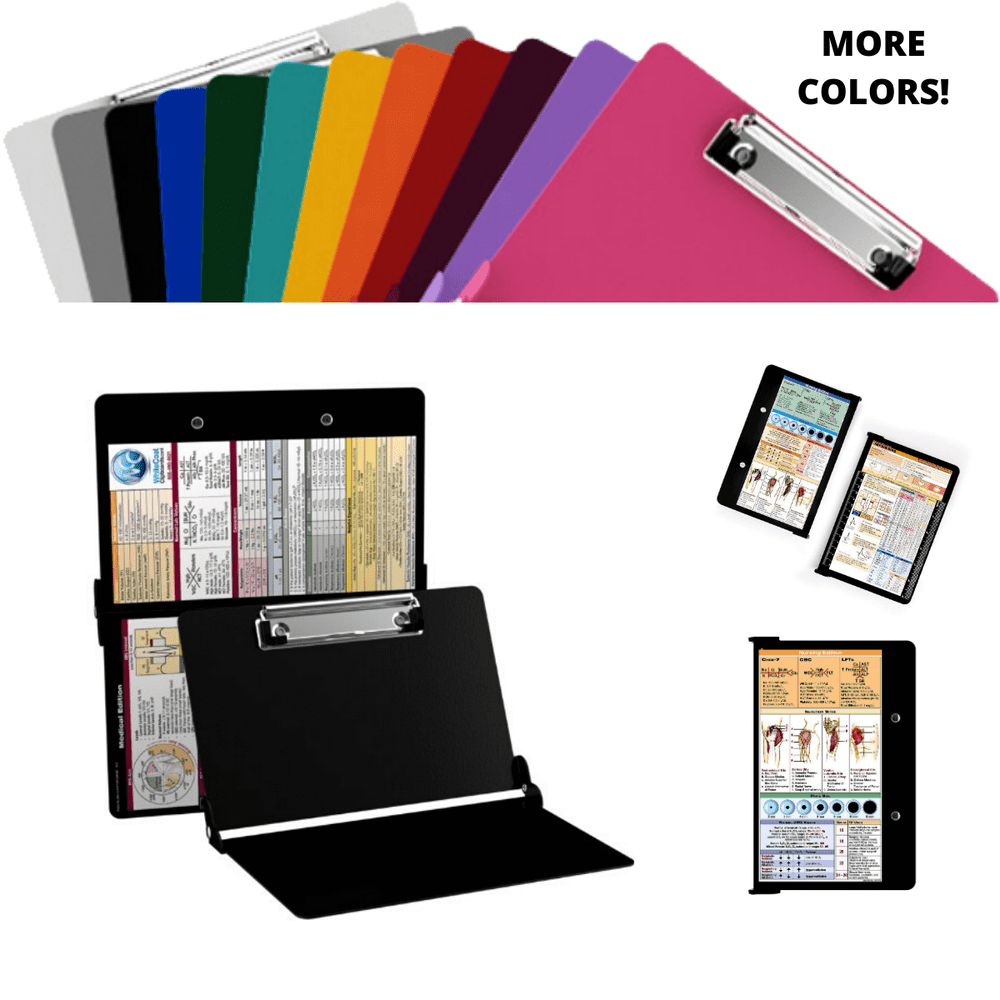 NEW Foldable Student free Clipboard Edition Lightweight(Black