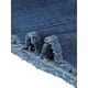 thumbnail image 5 of Falda de mezclilla para mujer INSPIRE CHIC con dobladillo deshilachado, botones, corte A, midi, talla XL, azul profundo, 5 of 6