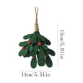 thumbnail image 3 of YuanGuangQ Christmas Artificial Leaf Hanging Decoration, Non Woven Fabric Festive Ornament for Holiday Decor, Hanging Decor for Wall Door Tree Window Home Indoor Holiday Party, 3 of 5