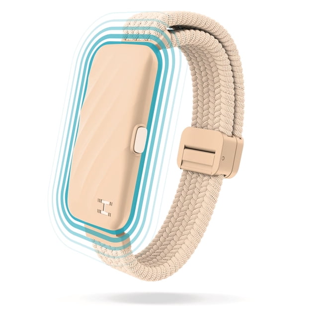 Pulsera de alarma Homedics WakeBand Silent Vibration Cream