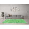 thumbnail image 3 of Ahgly Company Indoor Round Animal Emerald Green Traditional Area Rugs, 3' Round, 3 of 4