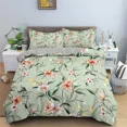thumbnail image 3 of 2024 Floral Duvet Cover Flower Leaves King Bedding Set Spring Blossom Garden Comforter Cover Farmhouse Petals Botanical Quilt Cover, 3 of 7