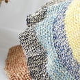 thumbnail image 4 of CoCoMangos Summer Bucket Hats Women Sun Hat Beach Handmade Straw Hat Woven Striped Crochet Wide Brim Fishing Cap, 4 of 7