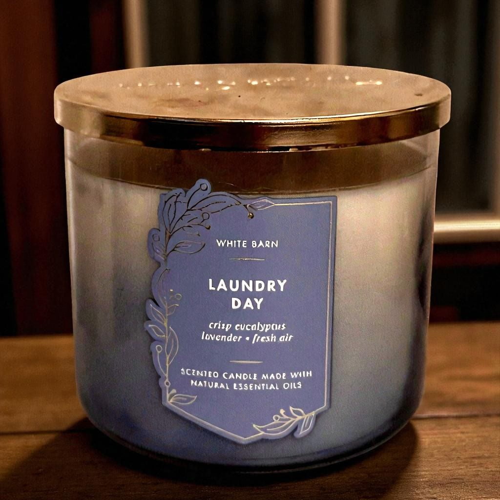 Bath and Body Works Laundry Day Scented 3 Wick Candle (14.5 oz