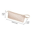 thumbnail image 2 of Pisexur Belleza Maquillaje Bolsa organizadora de viaje, bolsa de almacenamiento portátil que puede guardar secador de pelo y accesorios, viene con un asa lindapara mujeres y hombres, 2 of 4