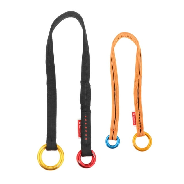 2 uds Camp Cambium Saver Loop Gear Equipo de ancla recuperable Durable Arborist Friction Saver para Al aire libre escalada en roca Camping Negro 120cm Naranja 90cm Macarena Cuerda de escalada