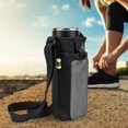 thumbnail image 4 of Bolsa de transporte para al aire libre Portabotellas de bolsillo Bolsa de camping negra + Bolsa de Zulema Bolsa de botellas deportivas, 4 of 8