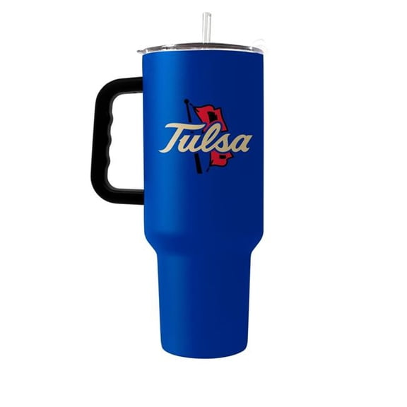 Logo Brands 224-S40PT-34 Tulsa 40 oz Flipside Powder Coat Tumbler