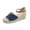 Light Blue, variant on Woman Summer Sandals Open Toe Buckle Ankle Strap Espadrilles Platform Shoes for Casual
