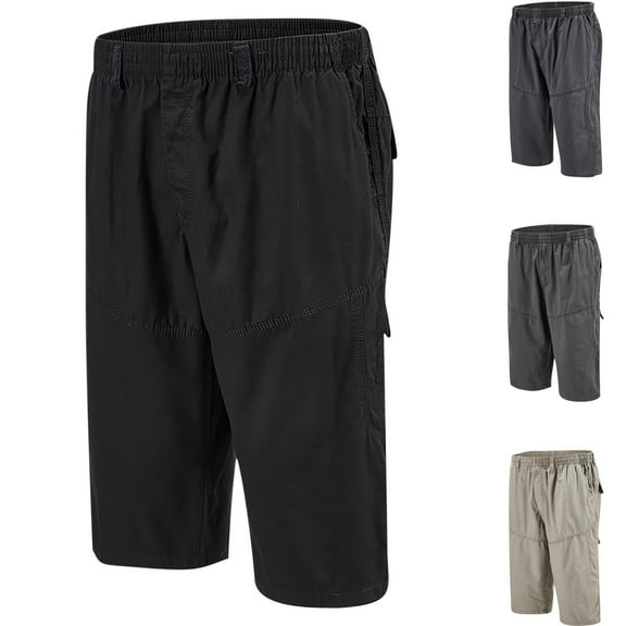 ZZwxWA Men's Shorts Summer Vacation Casual Breathable Plus Size Trousers Elastic Oversize Drawstring Shorts Summer Male Loose Fit Pants Holiday Beach Quick-Dry Short Pants Workwear Printed Clothing