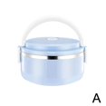 thumbnail image 1 of NEW Stainless Steel Sealed Portable Rice Noddles Lunch For Adult Picnics U0W9, 1 of 9