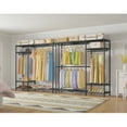 thumbnail image 7 of VIPEK X20 Plus Expandable Reach-in Closet Rack Adjustable from 3'9" to 5'2" Clothing Rack Open Walk-in Closet System, Black, 7 of 7