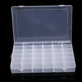 thumbnail image 1 of 10/15/24/36 Plastic Compartment Jewelry Adjustable Organizer Storage Box Case, 1 of 8