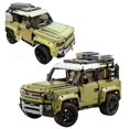 thumbnail image 2 of 2573PCS Technical Land Off-road Defender Classic Car Building Blocks 42110 Set Model MOC Vehicle Toys Bricks for Boys Adult Gift, 2 of 5