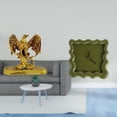 thumbnail image 2 of Escultura de resina, figura, estatua, escultura de animal, reloj de pared, decoración coleccionable hecha de resina y materiales de PP, adecuada para, 2 of 7
