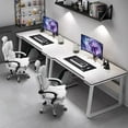 thumbnail image 5 of WXJHL Gaming Desk Computer Writing Table Student Art Modren Simple Style PC Wood Suitable Portable Desk for Home, Office,Bedroom（31.4''*19.6''White）, 5 of 5