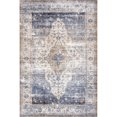 thumbnail image 2 of nuLOOM Keila Vintage SplashGuard Machine Washable Area Rug, 9' x 12', Keila Blue, 2 of 6