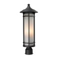 thumbnail image 1 of Z-Lite Woodland Outdoor Post Light in Black, 1 of 1