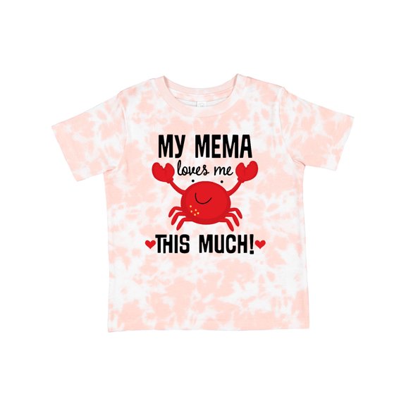 Inktastic My Mema Loves Me Grandson Boys or Girls Toddler T-Shirt