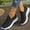 Black, variant on Womens Breathable Comfortable Lightweight Slip-On Flyknit Shoes – Stretchy Knit Upper Walking Shoes with Cushioned Insole, Casual Athletic Sneakers for Travel Commute Daily Wear