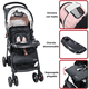 thumbnail image 3 of Carriola para Bebé Ligera y Plegable Asiento Reclinable Cinturón de 5 Puntos Charola Toldo Apta desde 6 Meses Hasta 18 kg - Rosa, 3 of 7