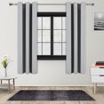 thumbnail image 1 of Cortina Blackout Corta Ventanas Hogar 214x160 2 Piezas Gris, 1 of 7