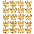 thumbnail image 1 of 20 Pcs Exquisite Copper Mini Crown Shaped Decorations DIY Zircon Decorations, 1 of 6
