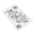 thumbnail image 5 of Flower Pattern Temporary Tattoo Sticker Women Waterproof Tattoo Sticker Accessory, 5 of 5