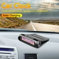 thumbnail image 2 of AN01 TPMS Look Solar Car Digital Clock with Date In-Car Temperature Display, 2 of 6