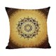 thumbnail image 2 of Juego De 4 Fundas De Almohada Decorativas Funda De Cojín, Hippie Indio Bohemio Mandala Flor Patrón Cojín Fundas De Cojín Funda De Almohada De Lino De Algodón Para,11 Feliz Sencillez, 2 of 5