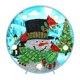 thumbnail image 1 of Cuadros Decorativos Kit de bordado de luz de muñeco de nieve de Navidad con pintura de diamante en forma especial de taladro DIY Likrtyny embutido en tela, 1 of 9