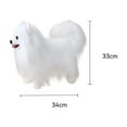 thumbnail image 3 of Juguetes para piscina, juguetes para bebés y niños pequeños. Muñeco realista de perro pomerania: peluche súper suave., 3 of 5