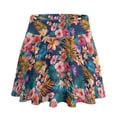 thumbnail image 5 of Jeiento Tropical Flower High Waisted Golf Skort Stretchy Athletic Sports Inner Shorts Skirts Soft Tennis Skirt for Running Workout Size M, 5 of 7