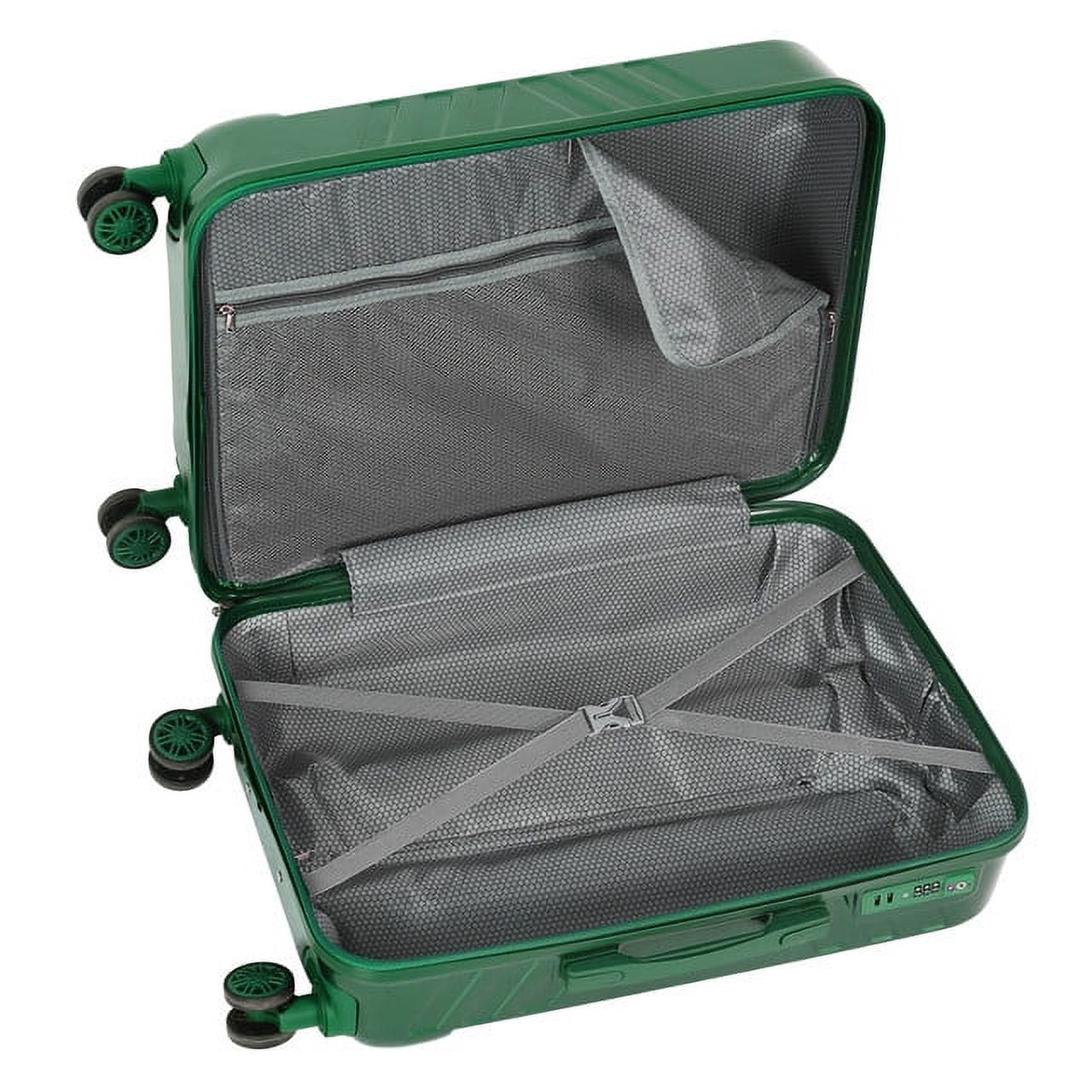 Hikolayae 3-Piece Hard Shell Suitcase Set, Medium Carry-On
