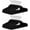Black, variant on Slim, Velvet, Non-Slip Suit Clothes Hangers, Gray/Silver - Pack of 50