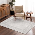 thumbnail image 5 of BoutiqueRugs Burdette Washable Farmhouse Area Rug - Machine Washable - Light Beige, Charcoal - 5'3" x 7'3", 5 of 12