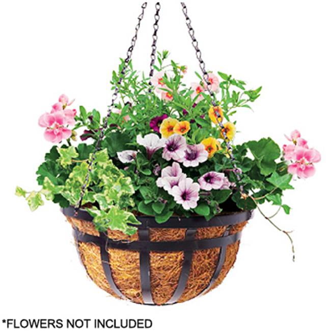 Panacea Products 213689 14 in. Rust Hang Basket