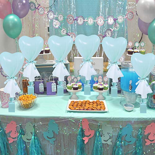 tulle balloons baby shower